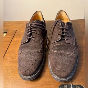 Suitsupply Brown Suede Derby